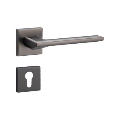 China New Modern Type of Interesting Price Customized Matt Black Luxury Door Handles for Internal Customer for sale