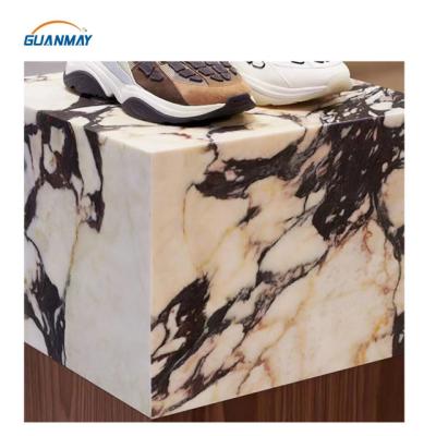 China Modern superior natural stone wall floor waterjet dining room table tile coffee table marble grade amrble mosaic tile for sale