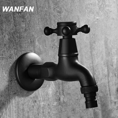 China KD-223 USA&European Style Bidet Faucet Animal Antique Copper Faucet Black Single Lever PVC Bibcock Water Faucet Bidet Faucet for sale