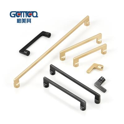 China Factory Price Industrial Luxury Wardrobe Cabinet Handles Modern Profile Sliding Fancy Wardrobe Long Door Handles for sale