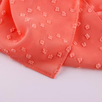 China Plum flower yarn jacquard bubble chiffon tudung tudung wear wrap shawl head hijab smart silk muslim ladies bawal gorgeous daily wrap hijab for sale