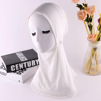 China Premium high quality plain solid modal cotton daily wear tank top hats peferct trims stretched inner muslim women under scarf for sale