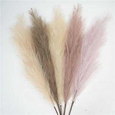 China 110cm new flower the wedding colored silk pampas de pampas artificial flower decoration fake for sale