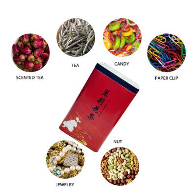 China Gift & DX4034-XL Craft Metal Tin Rectangle Box With Lid Extra Large Size Kitchen Storage Canister Candy Coffee Jewelry Gift Desktop Case for sale