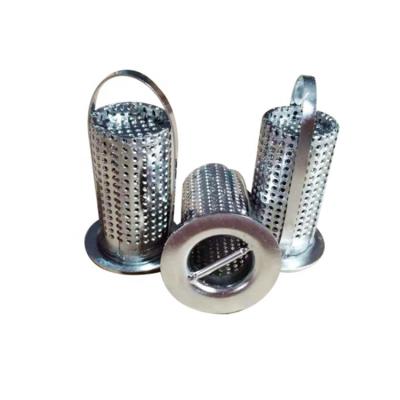 China Filter 304 Stainless Steel 316 316L Perforated Basket Filter for sale