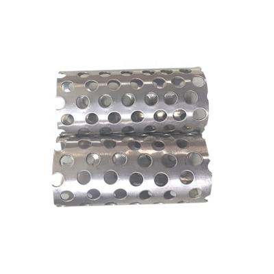 China Filter 904L 10 Micron Cylinder Stainless Steel Perforated Metal for sale