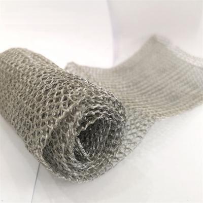 China Knitted Wire Mesh Factory Price 304 316 2205 Stainless Steel Knitted Wire Mesh Tubing / Knitted Mesh Tube for sale