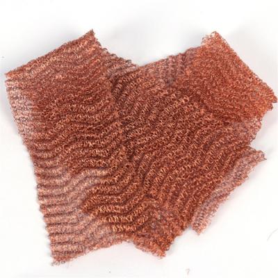 China Distillation 10 15cm Width 4 Red Copper Wire Filter Knitted Wire Mesh For Distillation for sale