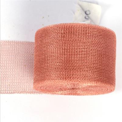 China Plug Copper Fauna Distillation Blocker Mesh Scrubber Copper Knitted Filter Wire Mesh for sale