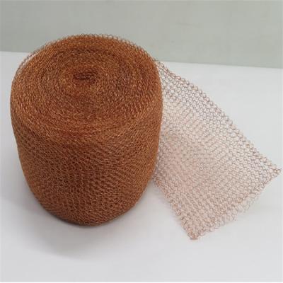 China Distillation For Pest Control Wire Mesh Red Copper Knitted Metal for sale