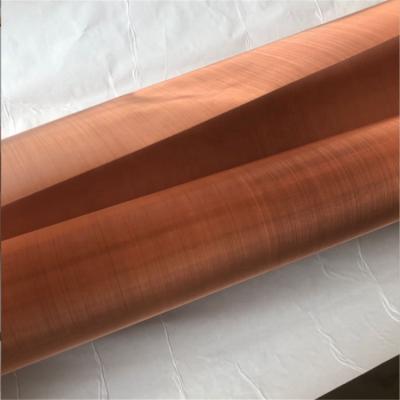 China Single Twill Weave Wholesale EMF Blocking 200 Sheer Mesh Flexible 180 Mesh Copper Wire Mesh Screen for sale