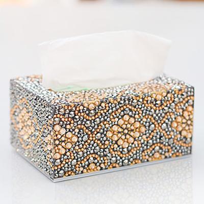 China Europe 5D Rhinestone Diamond Painting Diy Digital Diamond Painting Car Tissue Boxes for sale