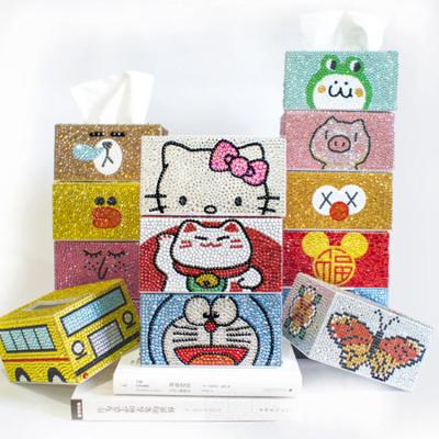 China Wholesale Diamond Painting Tissue Europe Embroidery Painting Boxes 5D Diamond Painting Kit Diy Diamond for sale