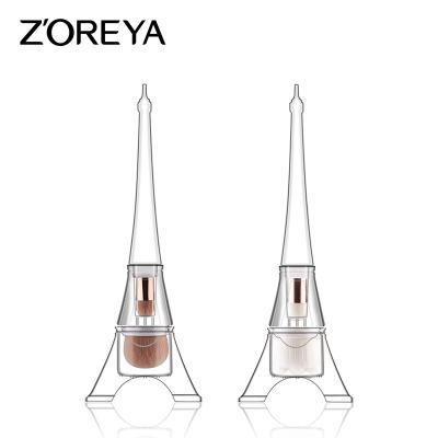 China Multifunctional Spot Brush ZOREYA Patent Product Makeup Brush and Facial Brush 2 in L Clear Base for sale