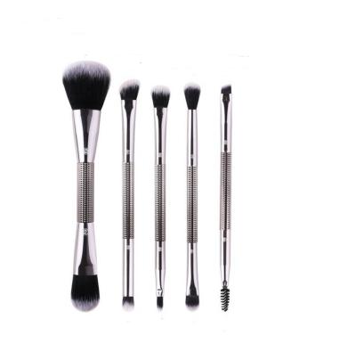 China Powder Brush ZOREYA Dual-end Diamond Series Fashion Makeup Soft Cosmetic Set Brush With Glitter Brush Pack for sale