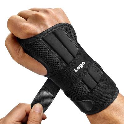 China Carpal Adult High Quality Breathable Elastic Tunnel Wrist Brace Neoprene Adjustable Wrist Fracture Brace for sale