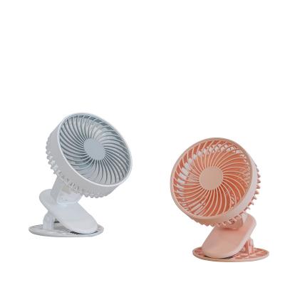 China Air Cooling Small Mini Fan High Quality Portable Portable Mini Usb Rechargeable Clip Plastic Fan Stroller Plastic Battery for sale