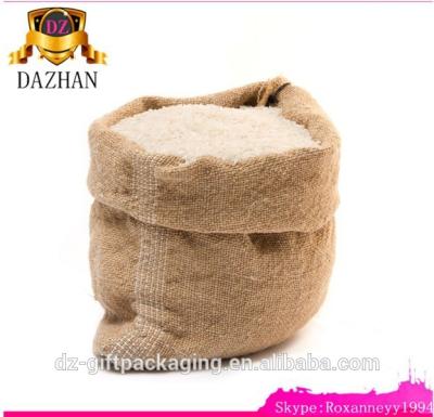 China Recyclable Eco - Friendly Durable Jute Rice Packing Bag /Jute Bag For Rice for sale