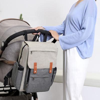 China 2020 Mommy Stylish Travel Bag Nappy Bag Nappy Backpack Baby Stroller Maternity Bag for sale