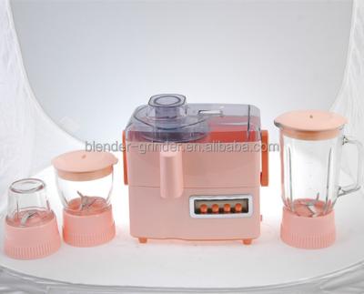 China Glass Juicer Extractor Kitchen 4 in 1 Electric Juicer/Blender/Grinder for sale