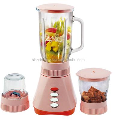 China Glass OT-B302 3 in 1 plastic/glass electric blender blender from Zhongshan factory for sale