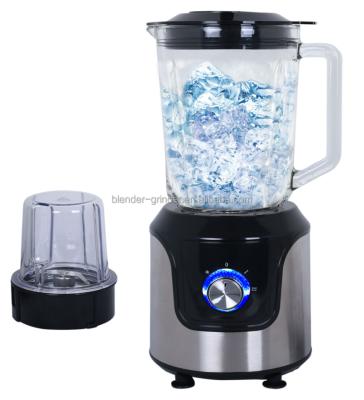 China Beautiful Automatic Pulp Ejection Stainless Steel Blender and Ice Cream Blender High Speed ​​Blender with 1.5L Glass Jar for sale