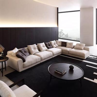 China The Other Sofa Italian Designs Goose Feather Corner Velvet Sectional Couch Large Sofa Living Room Sofas L Shaped for sale