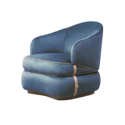 China Other Living Room Single Seat Sofa Chair Pink Velvet Leisure Chair Modern Sofa Lounger for sale