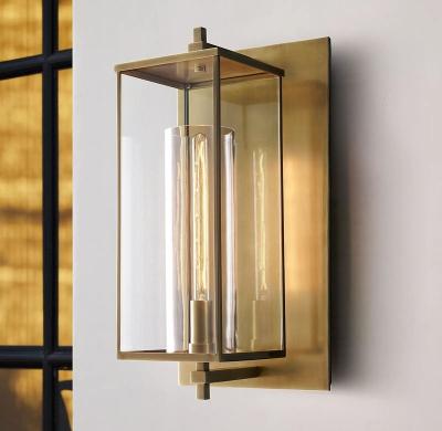 China Modern Outdoor Sconce Lighting Fixtures Sconce Brushed Brass Wall Sconce Hotel for sale