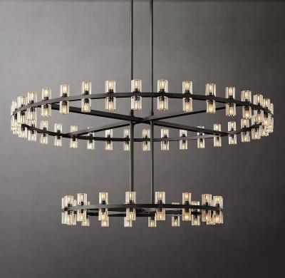 China Arcachon Round Style Large Hotel American Chandelier Light Ceiling Luxury Crystal Chandelier 60