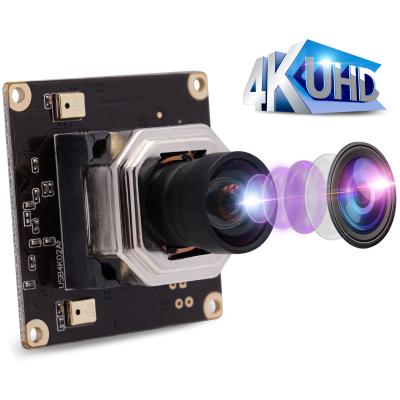 China Low Power ELP 4K Ultra HD 3840X2160 30fp Auto Focus 4K USB Camera Module with Sony IMX415 Sensor for ATM KIOSK ROBOT for sale