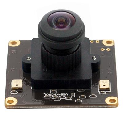 China ELP Ultra HD 3840X2160 30FPS 4K Sony IMX317 USB Wide Angle Two Way Camera Audio Wide Angle Module With 180 Degree Fisheye Lens ELP-USB4KHDR01-L180 for sale