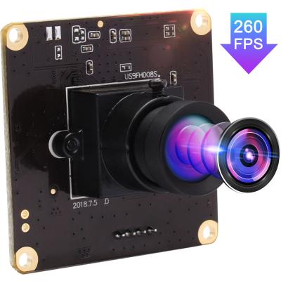 China USB 260fps 2MP OV4689 640*360 260FPS 1080P 60FPS High Speed ​​USB Camera Module With 100 Degree No Distortion Lens For Object Tracking for sale