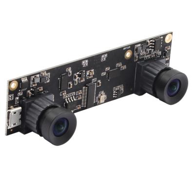 China USB Camera ELP AR0330 2MP 1080p Dual USB 3D Android Stereo UV-C Lens USB Camera Module Without Distortion Lens For Distance Measuring Device for sale