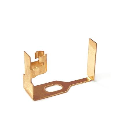 China OEM Material Metal Sheet Metal Shrapnel Socket Brass Shrapnel Stamping Load Conductor Terminal For Sockets And Switches High Quality for sale