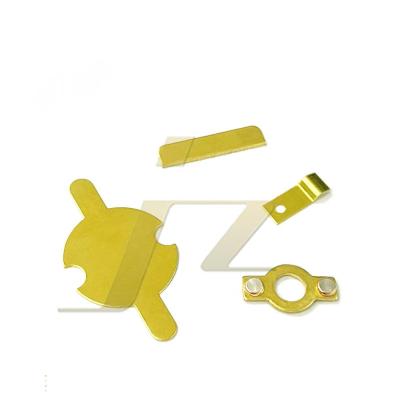 China Custom Metal Stamping Brass Part Metal Contact For Industry for sale