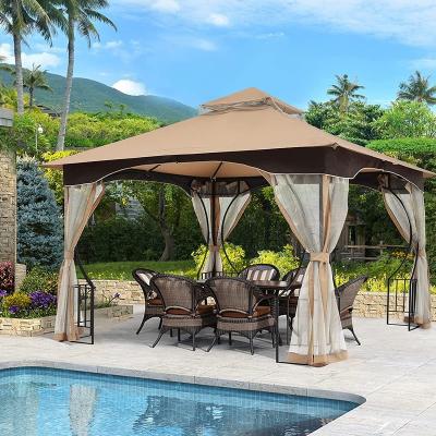 China Water Resistant 11' x 11' Steel Gazebo for sale