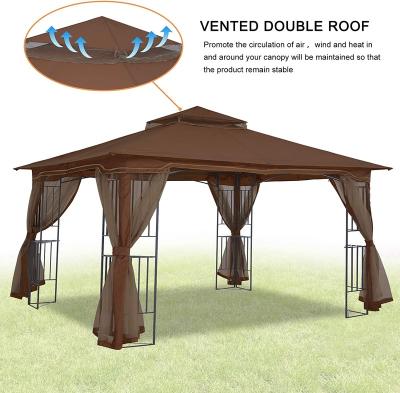 China Water Resistant 11' x 13' Steel Gazebo for sale