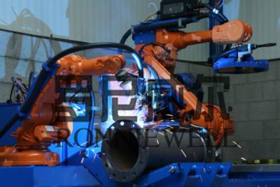 Cina Convogli la saldatrice del robot di prefabbricazione con il corpo del robot OTC/di ABB in vendita