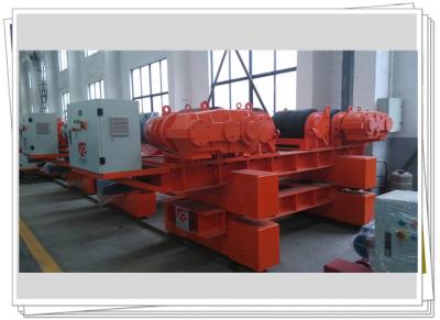 China Traversing 200T Conventional Pipe Welding Rotator Rubber Wheel Tank Turning Roller for sale