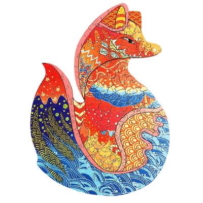 China Wholesale A3, A4, Cartoon Toy A5 Wooden Jigsaw Puzzles For Adults Children Animal Shaped Wooden 3D Puzzles for sale