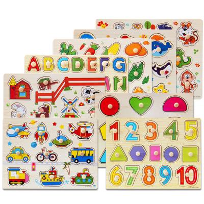 China Wholesale Kids Eco-friendly Material Toy Kids Learning Wooden Alphabets Educational Learning OEM Style Feature for sale