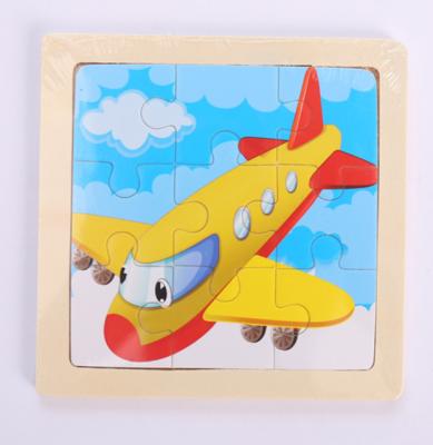 China Cartoon Toy Wholesale Hot Selling Wooden Puzzles For Kids Baby Educational Toy Puzzles for sale