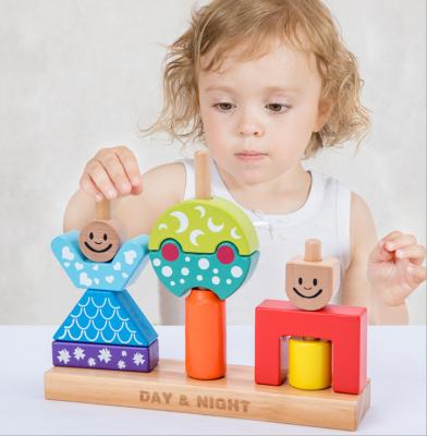 China Manufacturer Wholesale Wood Toys Fashionable Hot Selling Wooden Constituent Block Educational Wooden Game Toys for sale