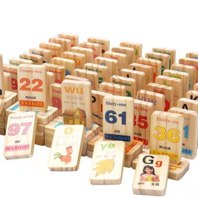 China Fashionable Wholesale Custom High Quality Wooden Dominoes Set For Sale Dominoe Blocks Double Six Dominoes Set for sale