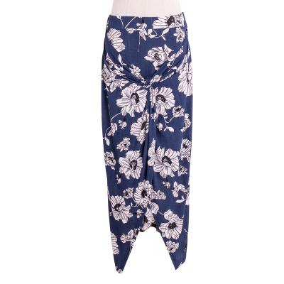 China Breathable Wholesale Ladies Vacation Leisure Printing Fashion Summer Long Skirt Style for sale