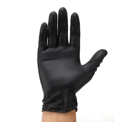 China Strong Elastic / Can Be A Touch Screen 25% Nitrile Butadiene Black Rubber Work Gloves for sale