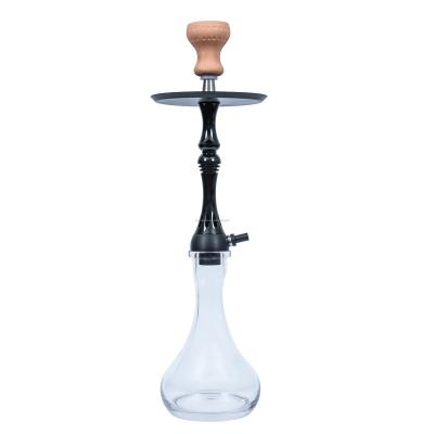 China Russian Aluminum Tobacco Pipe Large Hookah Hookah Pot Smoking Pipe Sheesha Set Aluminum nargile for sale