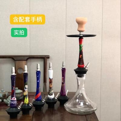 China Tobacco pipe customized edestahl luxury hookah shisha narguile with full set hookah accessories for sale