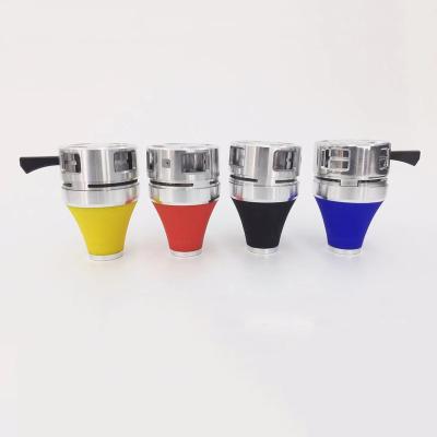 China High Quality Stainless Steel Hookah Accessories Metal Tobacco Bowl Shisha Heat Charcoal Holder Tobacco Pipe Metal Shisha for sale